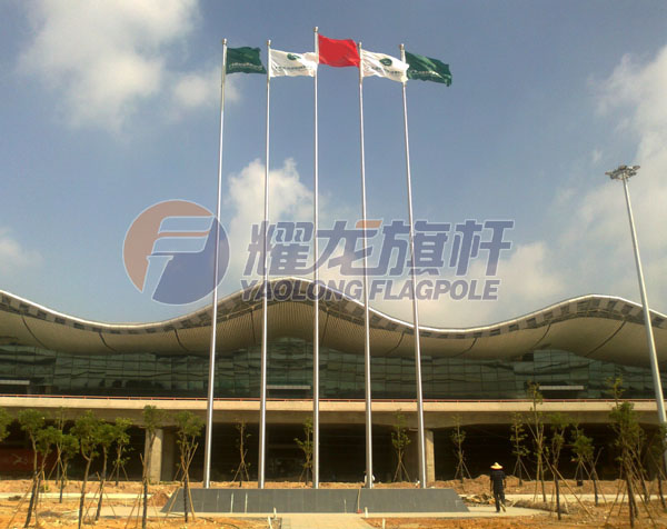 潮汕机场旗杆